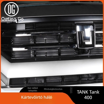 Tank 400 Szúnyogháló teljes fedővédő a frontális részhez – Snap-On rögzítés; Modell: Tank 400; Kompatibilis: Tank 400; Anyag: Kérdezze meg az ügyfélszolgálatot; Feldolgozás/Személyre szabás: Nem