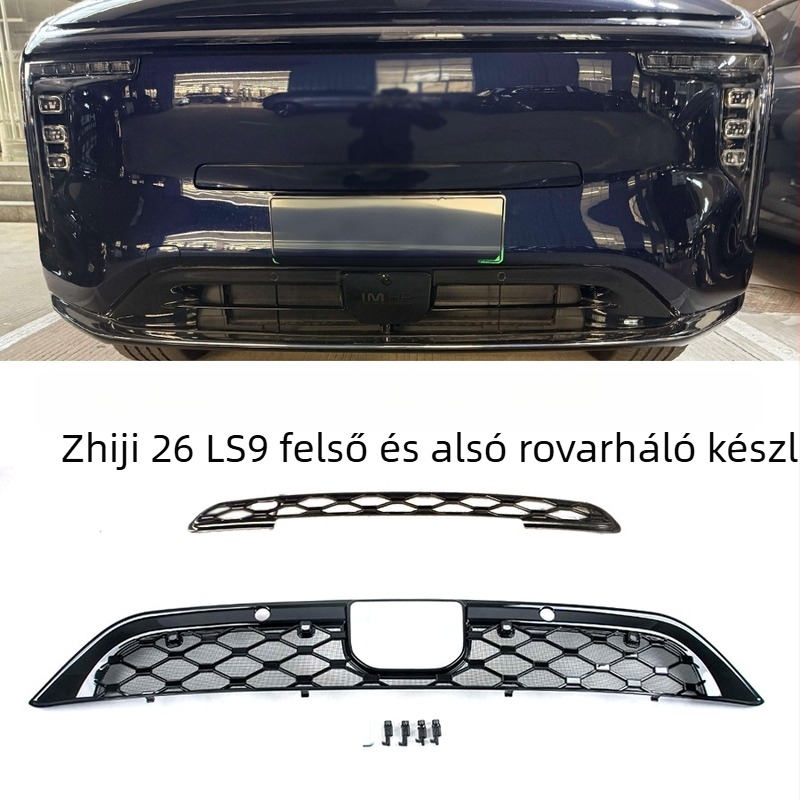 Zhiji LS9-hez: integrált, hegesztett rovarvédelmi első grille dekoratív díszléc kiegészítő