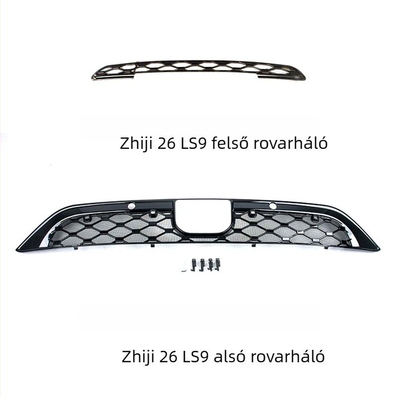 Zhiji LS9-hez: integrált, hegesztett rovarvédelmi első grille dekoratív díszléc kiegészítő