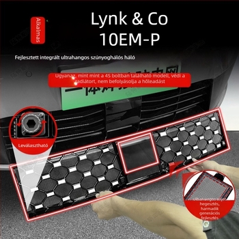 Lincoln 10EMP Autó előlap háló rovarvédő – Full Sky Star dizájn, dekoratív sáv