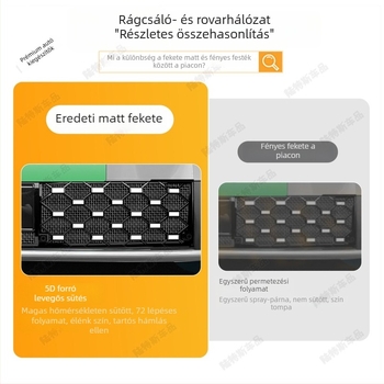 Lincoln 10EMP Autó előlap háló rovarvédő – Full Sky Star dizájn, dekoratív sáv