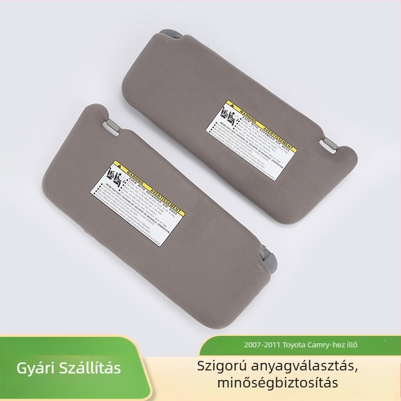Camry 2007-2011 napvédő, PVC anyag, pattintásos szerelés, minimalist stílus, az első műszerfalhoz