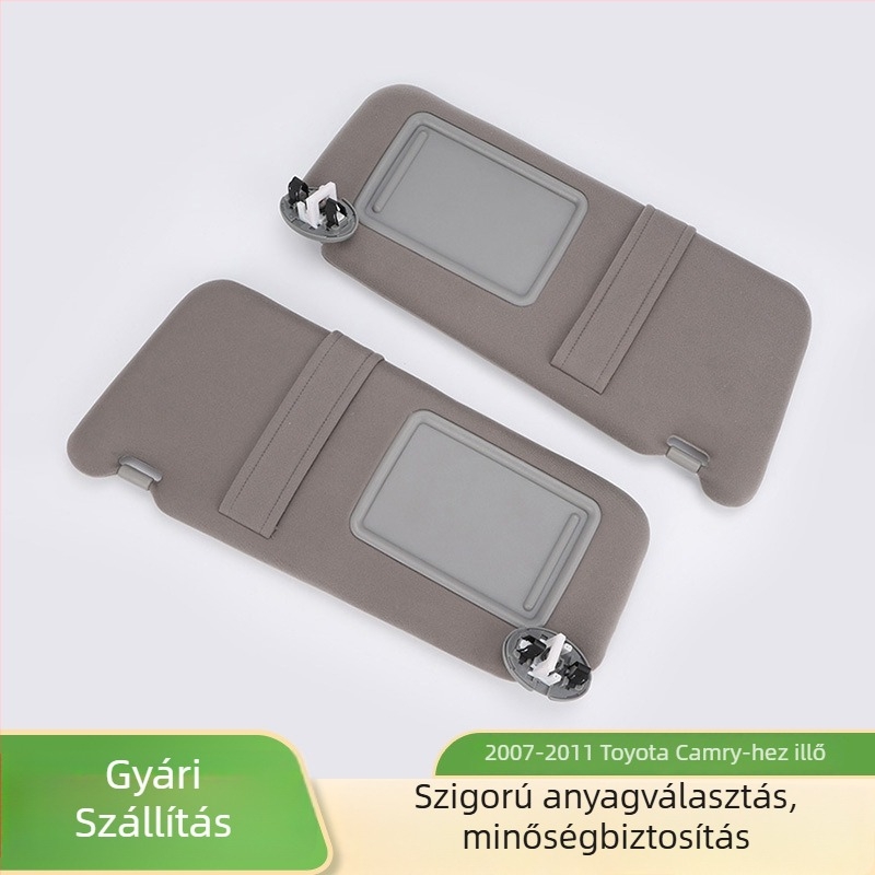 Camry 2007-2011 napvédő, PVC anyag, pattintásos szerelés, minimalist stílus, az első műszerfalhoz