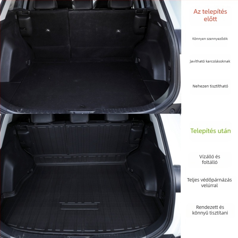 Toyota RAV4 csomagtartó matrac és hátsó párna | TPE anyag | Wenfeng márka | Osztály A+ | Testreszabás elérhető