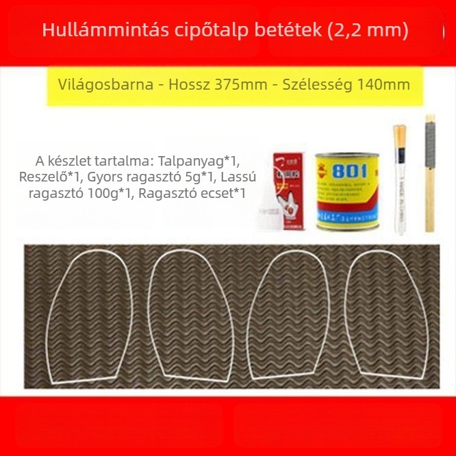 Marháinak ínából készült gumi talpú javító ragasztócsík – csúszásmentes, kopásálló és csendes; kosárlabda cipőkhöz, sportcipőkhoz, bőr cipők, szandálok és tollaslabda cipők javítására