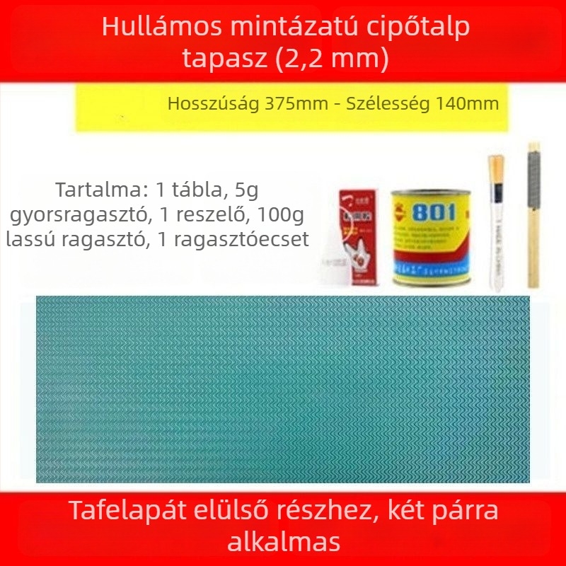 Marháinak ínából készült gumi talpú javító ragasztócsík – csúszásmentes, kopásálló és csendes; kosárlabda cipőkhöz, sportcipőkhoz, bőr cipők, szandálok és tollaslabda cipők javítására