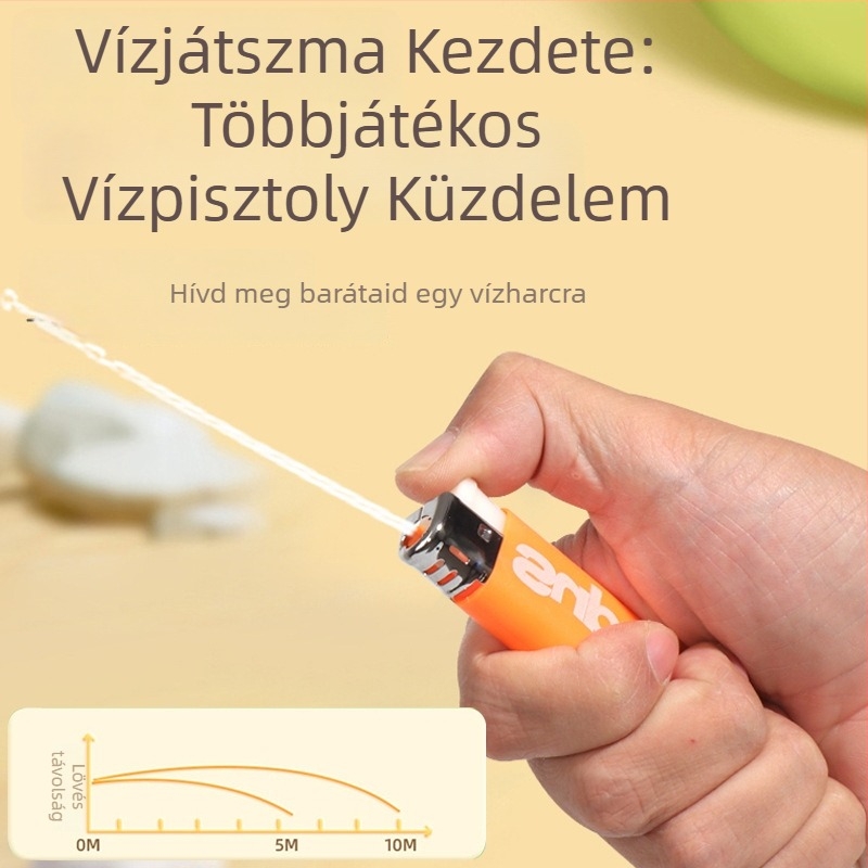 Vízipisztoly — Műanyag kivitelezés; Márka Like a Fish; Életkor: 4–6 év; Csomagolás: Opp bag (Anyag: Műanyag; Márka: Like a Fish; Életkor: 4–6 év; Csomagolás: Opp bag)