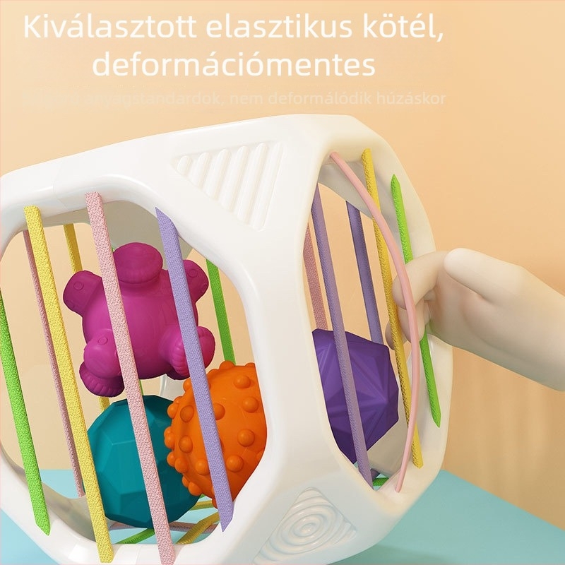 Betchen Fürdőjáték csecsemőknek – PVC puha geometriai állatos csipegetős játék, 0–2 éveseknek, testreszabható logó