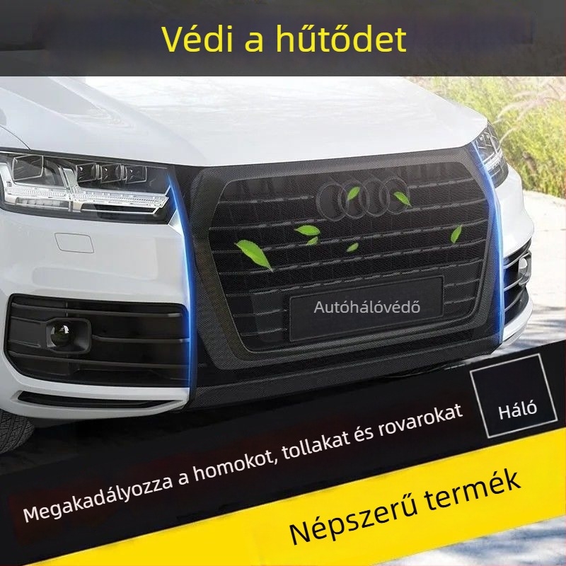  Univerzális első radiátorvédő háló autókhoz — poliészter, sűrű nyílás, tartósság 5–10 év, Town Head márka
