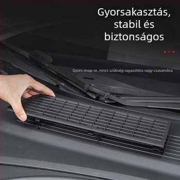 Tesla Model Y / Model 3 légbeömlő védőburkolat és rovarvédő porháló (új verzió) • Anyag: ABS