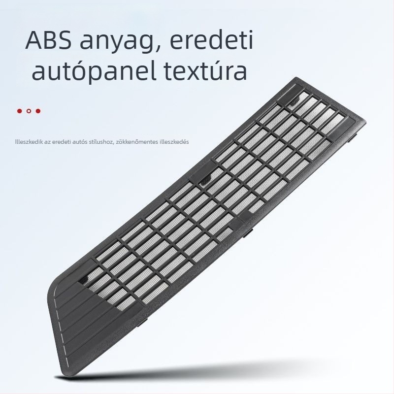 Tesla Model Y / Model 3 légbeömlő védőburkolat és rovarvédő porháló (új verzió) • Anyag: ABS