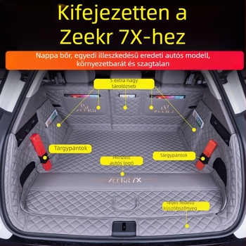 Zeekr 7X csomagtartó matrac – teljes lefedés, kompatibil 25 Zeekr 7X modellhez hátsó- és összkerekes meghajtással, dekoratív csomagtartó matrac