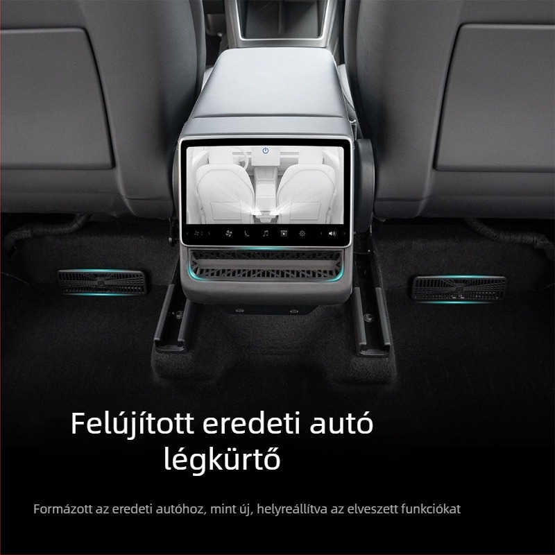 Tesla Model Y légkivezető maszk (frissített változat) — műanyag, öntapadó telepítés, belső ajtópanelhez