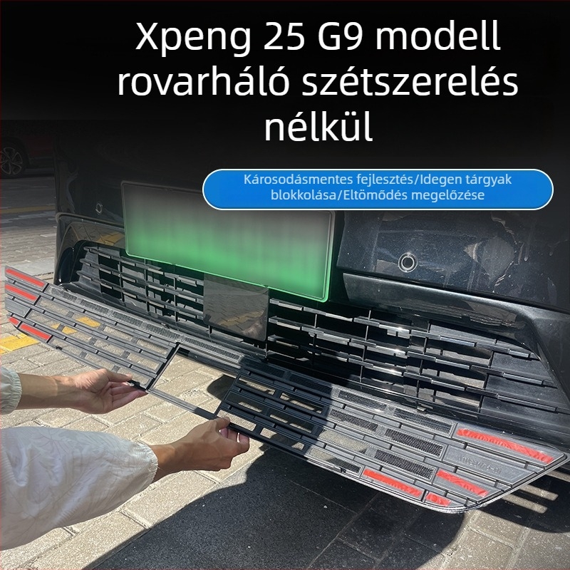 Xpeng G9-hez készült rovarvédő háló: radiátor- és porvédelmi funkció, szerelés nélkül