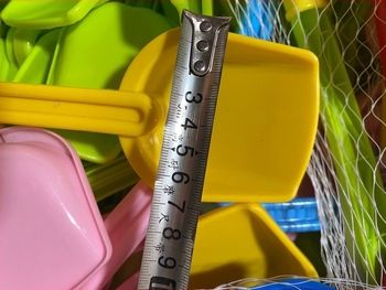 Plasztikus tengerparti játék ásó gyerekeknek, Haocheng toys, homok-ásáshoz, 4-6 éveseknek