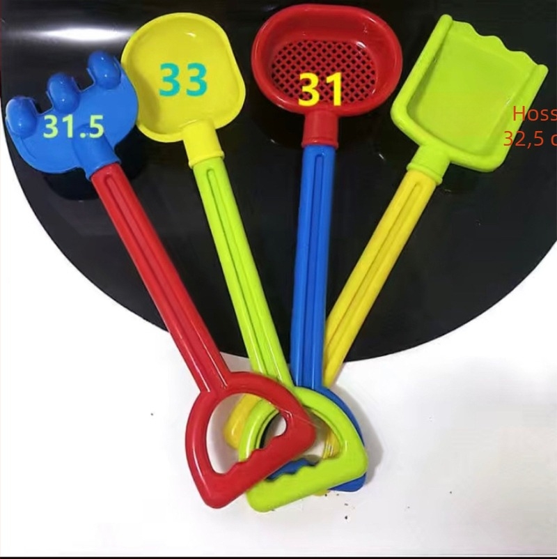 Plasztikus tengerparti játék ásó gyerekeknek, Haocheng toys, homok-ásáshoz, 4-6 éveseknek