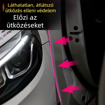 Carles ajtóélvédő film, átlátszó, ragasztásos felhelyezés, testreszabható