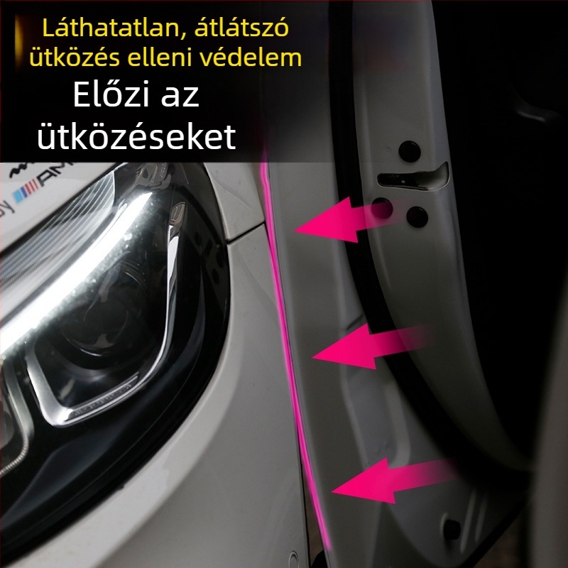 Carles ajtóélvédő film, átlátszó, ragasztásos felhelyezés, testreszabható