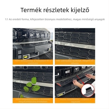 Rovarvédő háló 23–25 Jietu Traveler/Shanhai T2 modellhez – ABS anyag, PK Márka, az autó külső részére, szerelés nélkül