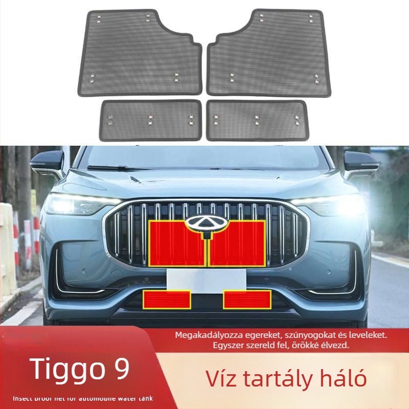 Chery Tiggo 9 rovarvédő háló a radiátorra és az első grillre — Márka: Chery