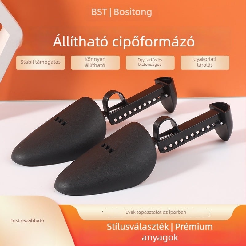 Uniszex cipőforma, állítható műanyag, sport- és bőr cipőkhöz, kézi formázó eszköz
