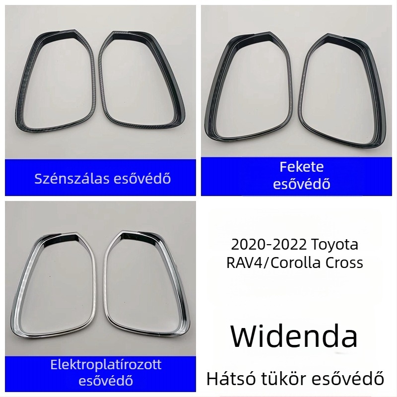 RAV4 hátsó tükröt védő esővédő (20-22) – Quick yiding, ABS, öntapadós