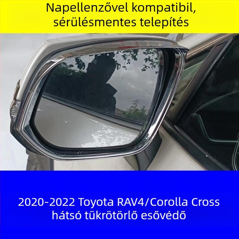 RAV4 hátsó tükröt védő esővédő (20-22) – Quick yiding, ABS, öntapadós