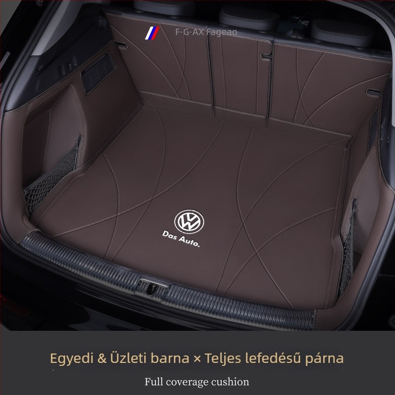 Bőr csomagtartó szőnyeg – Flying Profit, első osztályú minőség, Tiguan L, Lavida, Sagitar, Bora, Touran, ID.3, Passat, Magotan modellekhez
