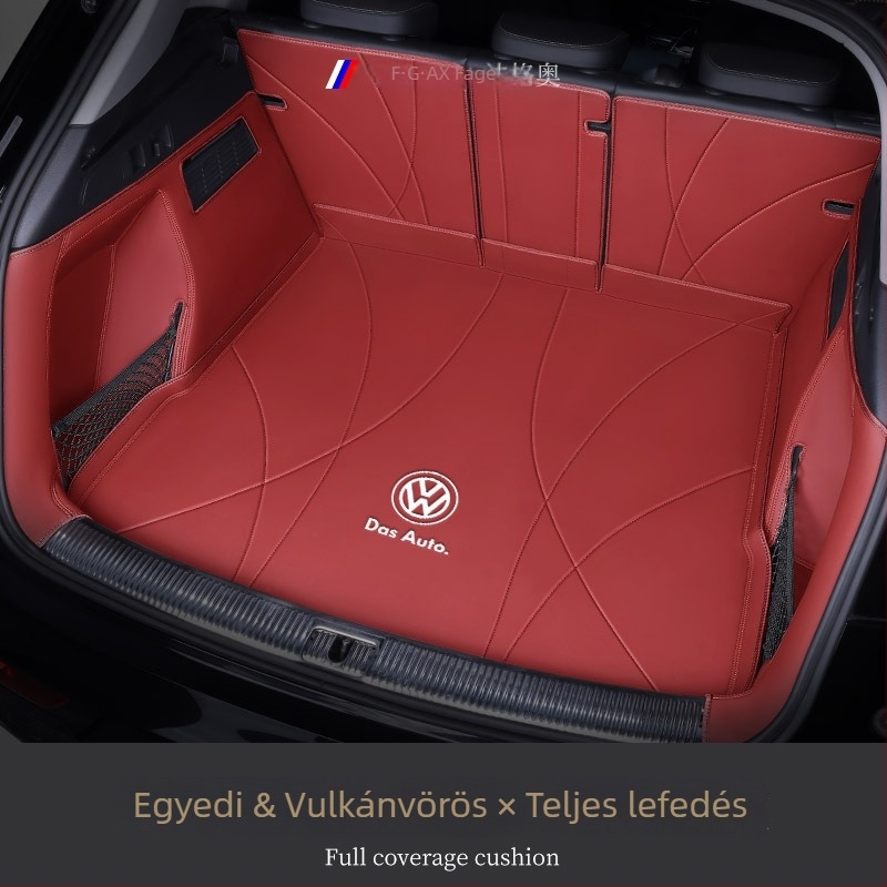 Bőr csomagtartó szőnyeg – Flying Profit, első osztályú minőség, Tiguan L, Lavida, Sagitar, Bora, Touran, ID.3, Passat, Magotan modellekhez