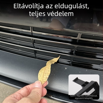 Autó előtti lökhárító rovarháló – grille módosításhoz; Anyag: ABS; Nyílás: 2; Üzemidő: 2–5 év