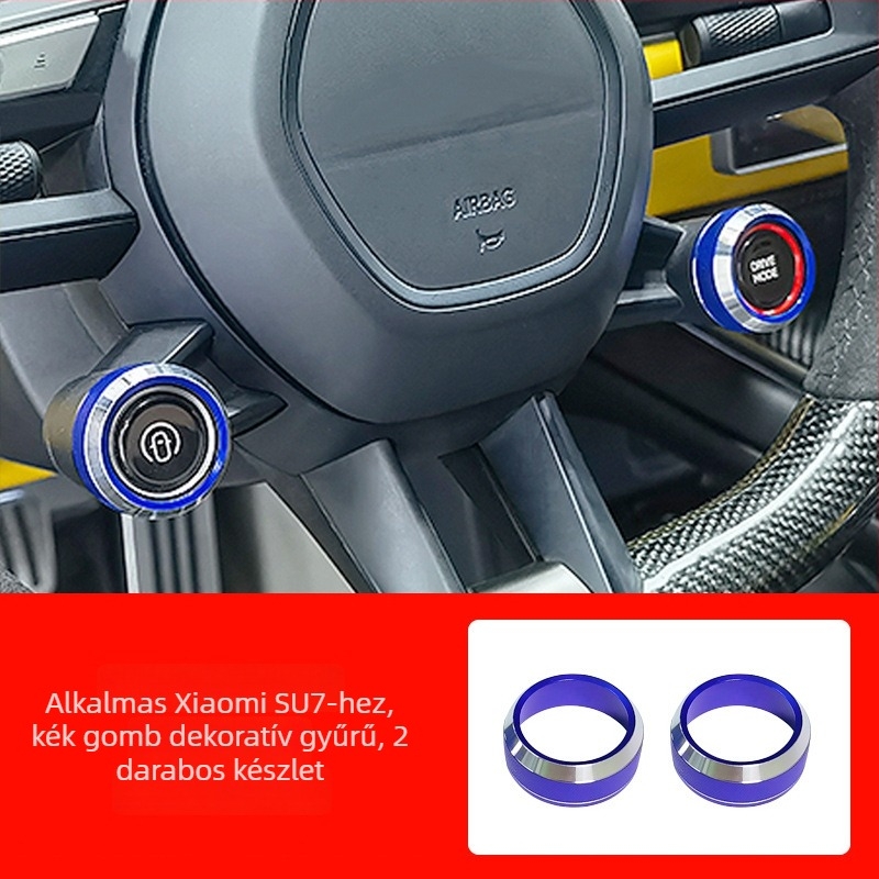 Kormánykerék gombgyűrű, alumíniumötvözet, modell 255, Love car, Xiaomi SU7-hez
