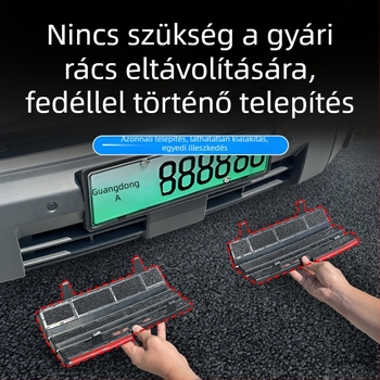 Chery ICAR03-hoz illeszkedő első radiátor rács dekoratív sáv rovarvédő hálóval | Anyag: ABS | Kompatibilitás: Chery ICAR03