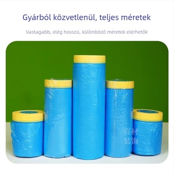 Autófényezéshez maszkoló film | Anyag: PE + japán papír; Magas hőmérséklet-tűrés; Porálló védőfilm; 3 éves garancia