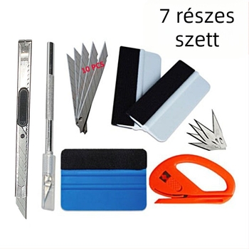 TACARO 7 részes autófólia eszköz készlet, műanyag, 135 g