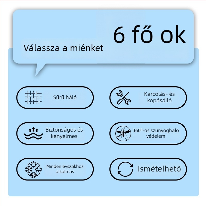 Kai Xiu Fejvédő háló szúnyogok ellen alváshoz és kerékpározáshoz — lélegző háló, telepítés nélküli, univerzális