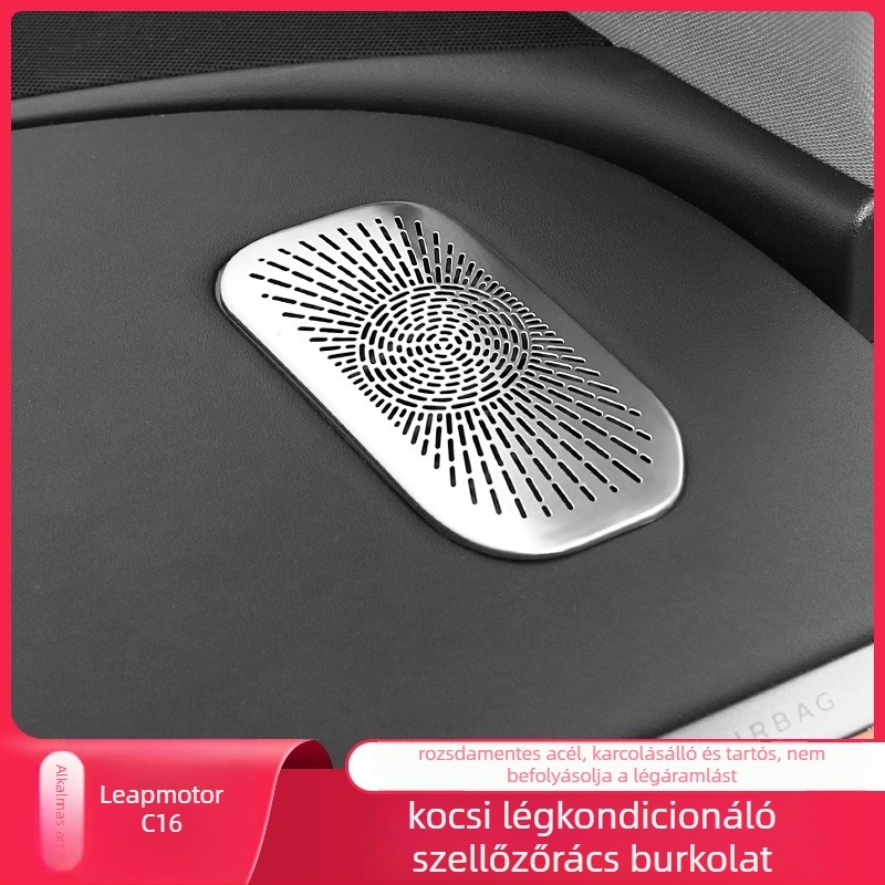 Zero Runner C10/16 rovarmentes motorháztető légbeömlő és -kivezető védőfedél – Rozsdamentes acél, testreszabható, logómentes, üzleti ajándékhoz
