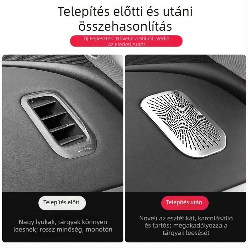 Zero Runner C10/16 rovarmentes motorháztető légbeömlő és -kivezető védőfedél – Rozsdamentes acél, testreszabható, logómentes, üzleti ajándékhoz