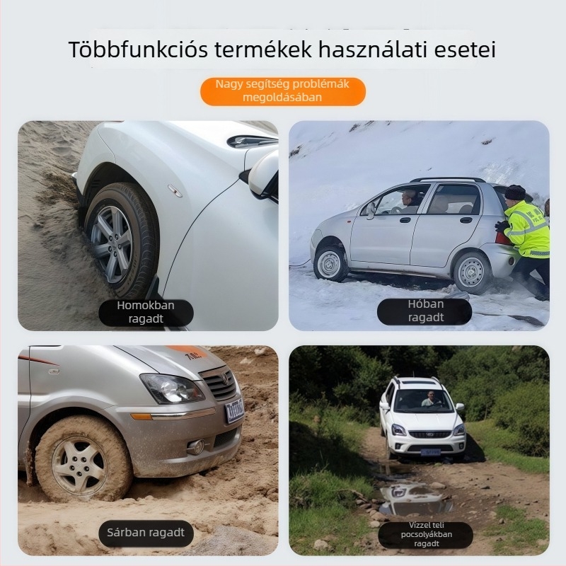 Autó sürgősségi anti-slip tábla és matrac, mentőeszköz, PE anyag, Mingche zhibao márka