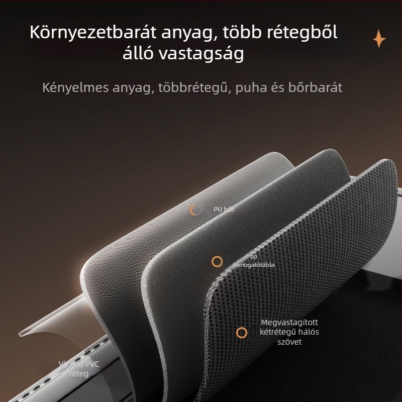 Autóba szerelhető gyermekbiztonsági ülés étkezőasztal — bőr, összecsukható, vízálló, testre szabható, többfunkciós tároló