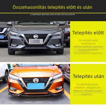 14. generációs Nissan Sylphy első lip és sarokvédő készlet (2020–2021 modellek)