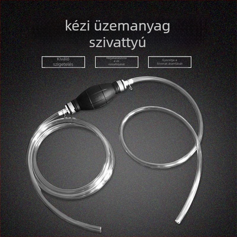 Járműhöz való kézi olajszívó cső – PVC anyag, Polyhedron márka, testreszabás nélkül, licencelt magáncímke