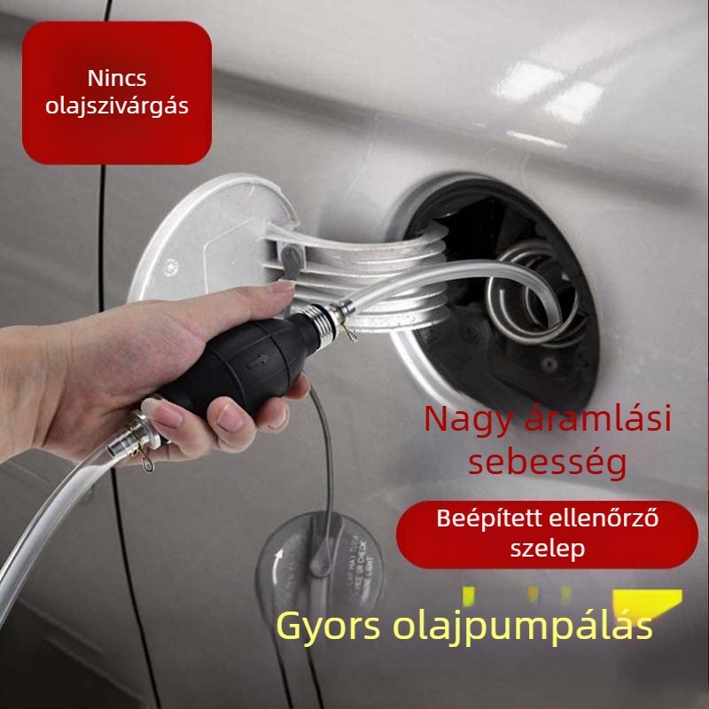Járműhöz való kézi olajszívó cső – PVC anyag, Polyhedron márka, testreszabás nélkül, licencelt magáncímke