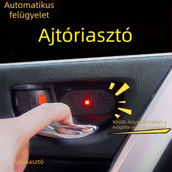 Autóajtó nyitásához tervezett hangalapú biztonsági szenzor hátsó forgalom figyelmeztetéssel