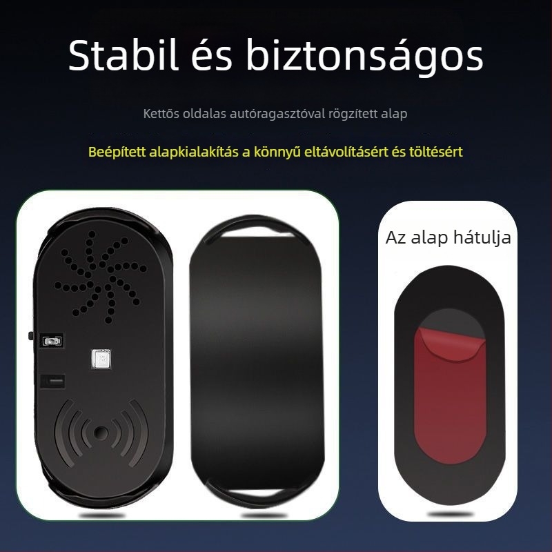 Autóajtó nyitásához tervezett hangalapú biztonsági szenzor hátsó forgalom figyelmeztetéssel