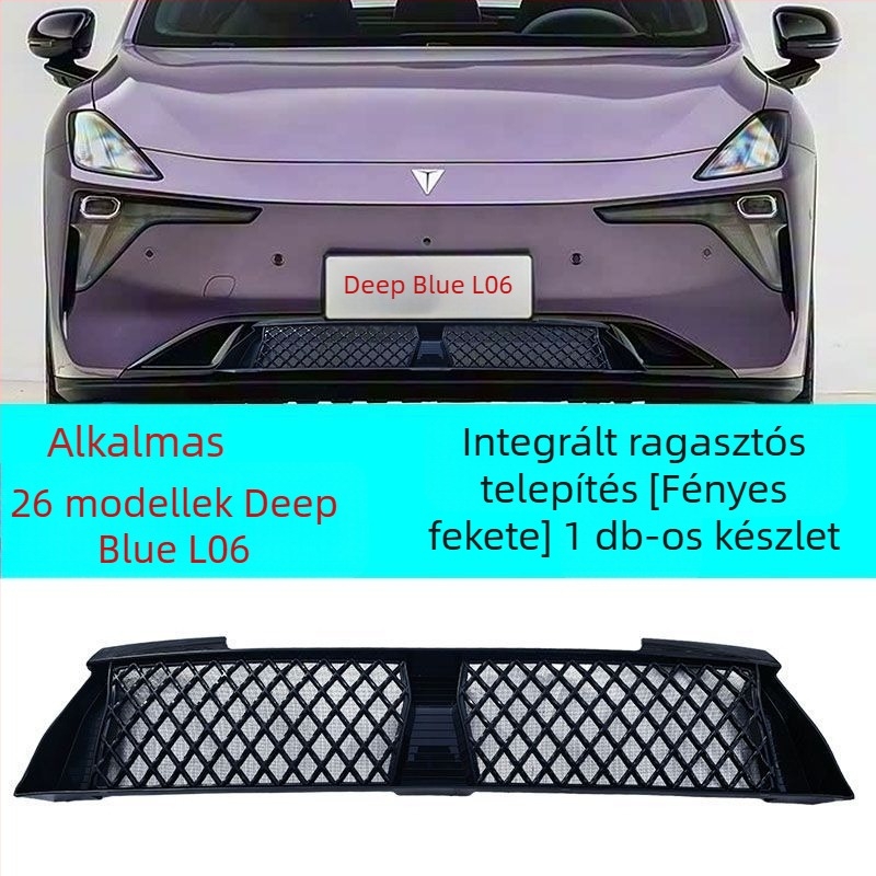 Ragasztott, egy darab középső rács dekoráció csillag mintával a szellőzőnyílásokhoz, kompatibilis 26 Deep Blue L06 rovarháló modellhez