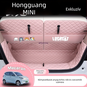 Wuling Hongguang négyajtós csomagtartó szőnyeg, Hongguang Mini Macaron (3. és 4. generáció) belső, Anyag: TPE+XPE; Csúszásmentes; Kifejezetten a modellre szabva