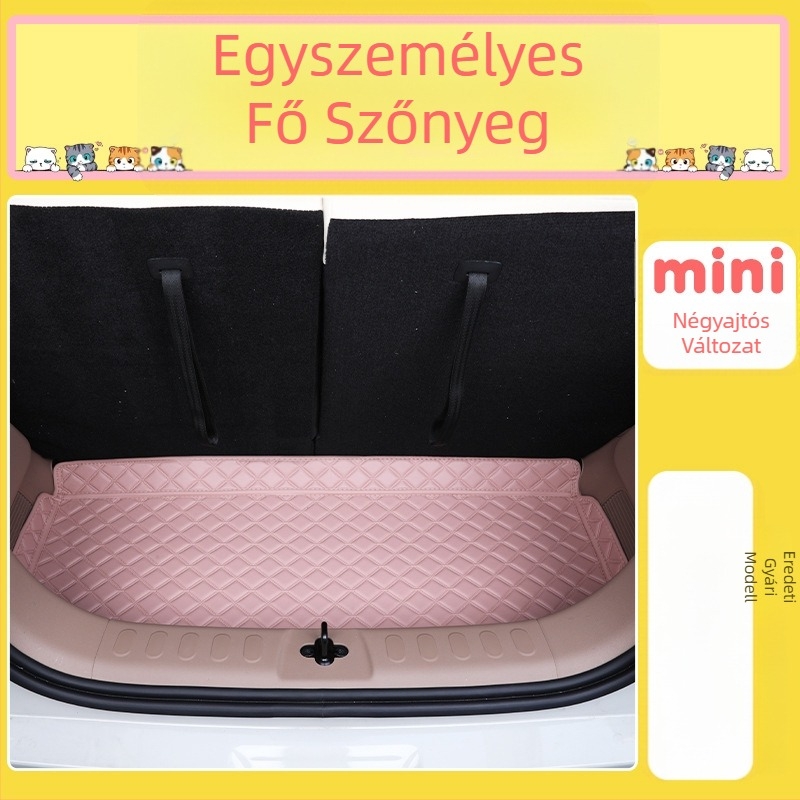 Wuling Hongguang négyajtós csomagtartó szőnyeg, Hongguang Mini Macaron (3. és 4. generáció) belső, Anyag: TPE+XPE; Csúszásmentes; Kifejezetten a modellre szabva