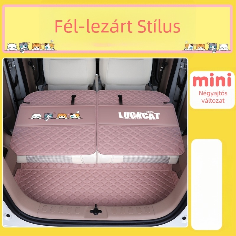 Wuling Hongguang négyajtós csomagtartó szőnyeg, Hongguang Mini Macaron (3. és 4. generáció) belső, Anyag: TPE+XPE; Csúszásmentes; Kifejezetten a modellre szabva