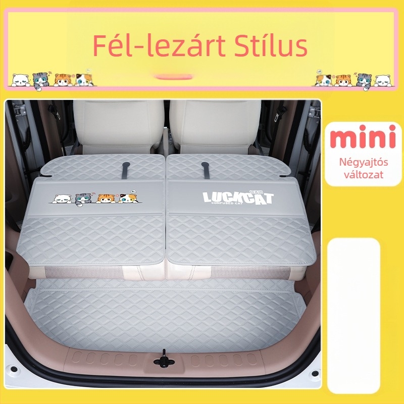Wuling Hongguang négyajtós csomagtartó szőnyeg, Hongguang Mini Macaron (3. és 4. generáció) belső, Anyag: TPE+XPE; Csúszásmentes; Kifejezetten a modellre szabva