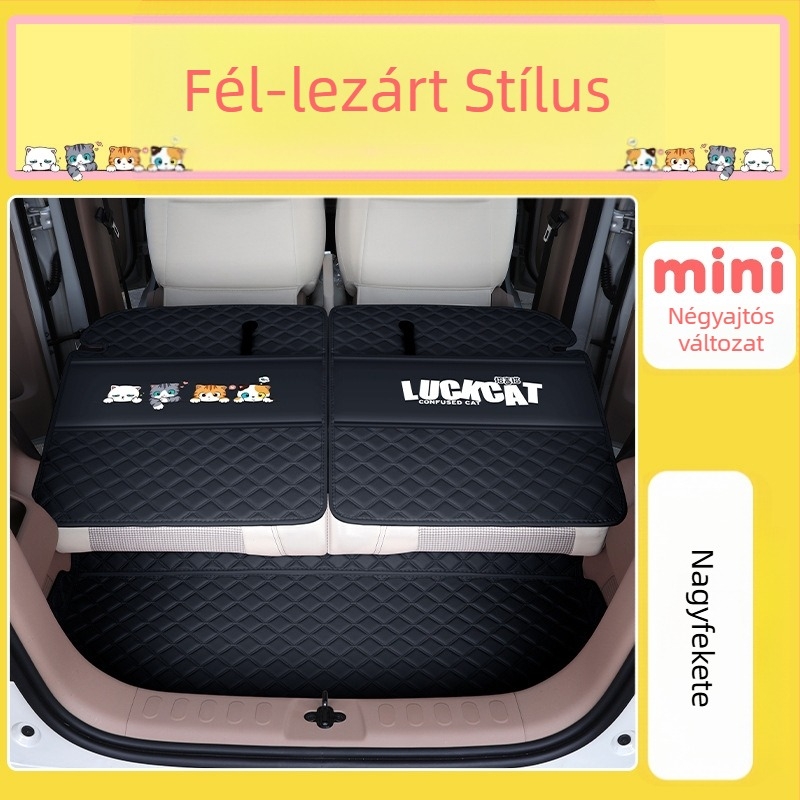 Wuling Hongguang négyajtós csomagtartó szőnyeg, Hongguang Mini Macaron (3. és 4. generáció) belső, Anyag: TPE+XPE; Csúszásmentes; Kifejezetten a modellre szabva